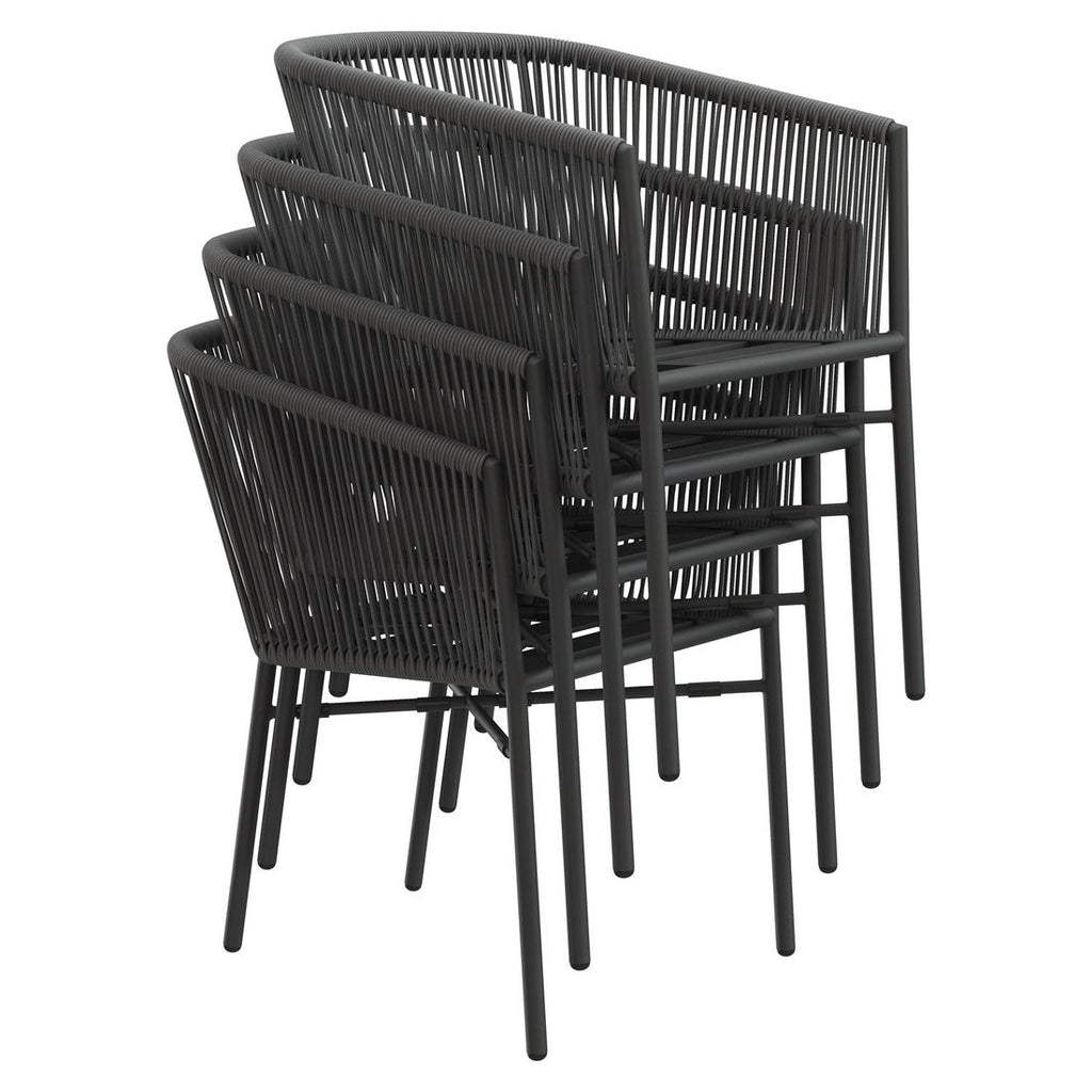 Hagemøbelsett Ohio XXL 10 plasser, aluminium/tau 320x100 cm - OUTLIV.