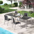 Hagemøbelsett Oviedo 4 plasser keramikk front
