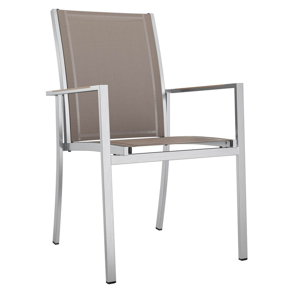 Oversikt av Hagemøbelsett Oviedo 6 plasser keramikk 220x100 cm - OUTLIV på terrasse
