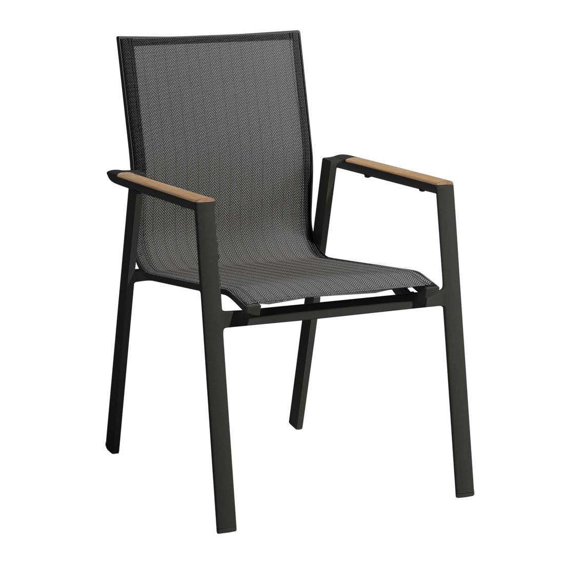 Hagemøbelsett Palermo 6 plasser aluminium/keramikk detalj