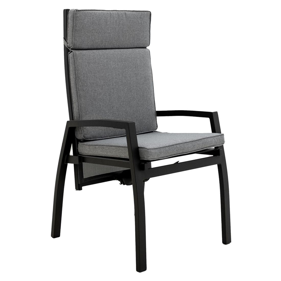 Hagemøbelsett Perth 8-deler aluminium HPL bakside