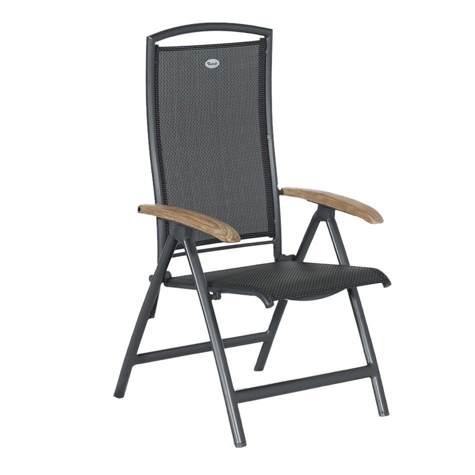 Hagemøbelsett Raffaelo 6 plasser aluminium bakside