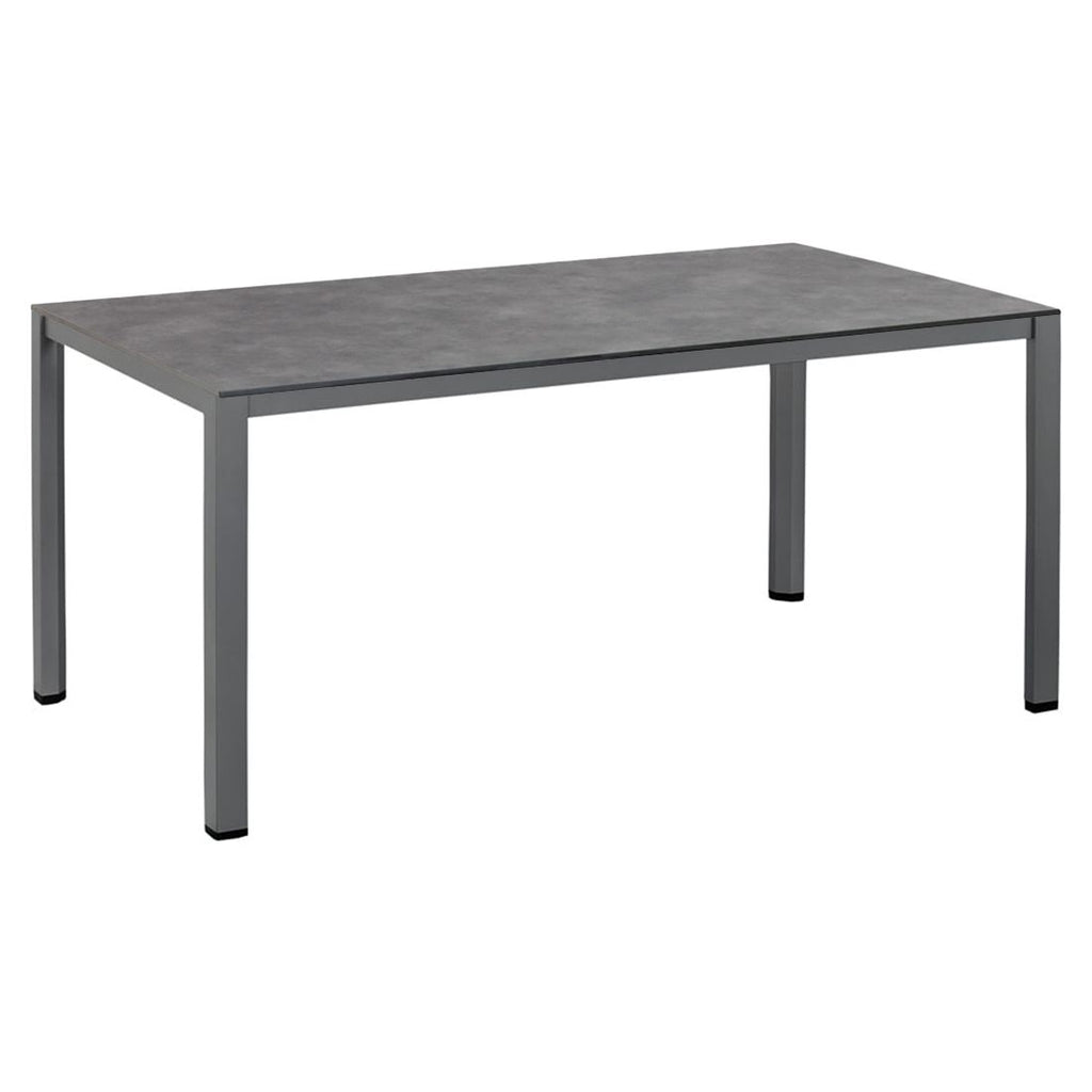 Hagemøbelsett Rasmus 6 plasser aluminium HPL skumpute og stoff