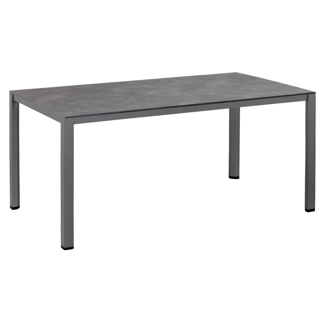 Hagemøbelsett Rasmus 6 plasser aluminium HPL skumpute og stoff