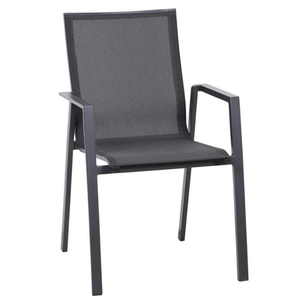 Hagemøbelsett Reno 6 plasser aluminium bakside