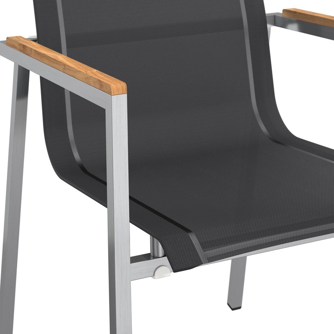 Stabilt bord under Hagemøbelsett Rimini 4 plasser, HPL og textilen 160x90 cm - OUTLIV