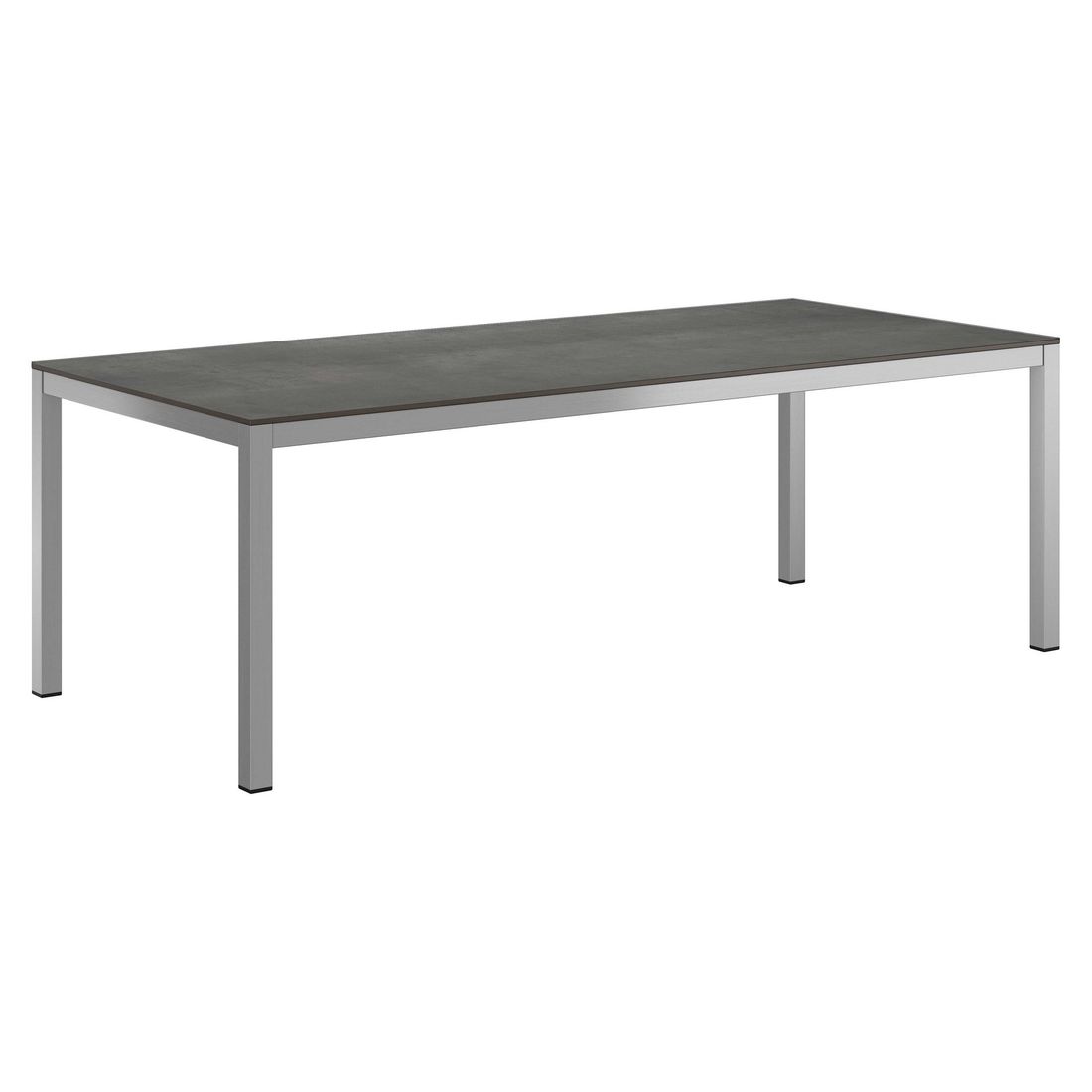 Hagemøbelsett Rimini 6 plasser rustfritt 220x100 cm - OUTLIV.