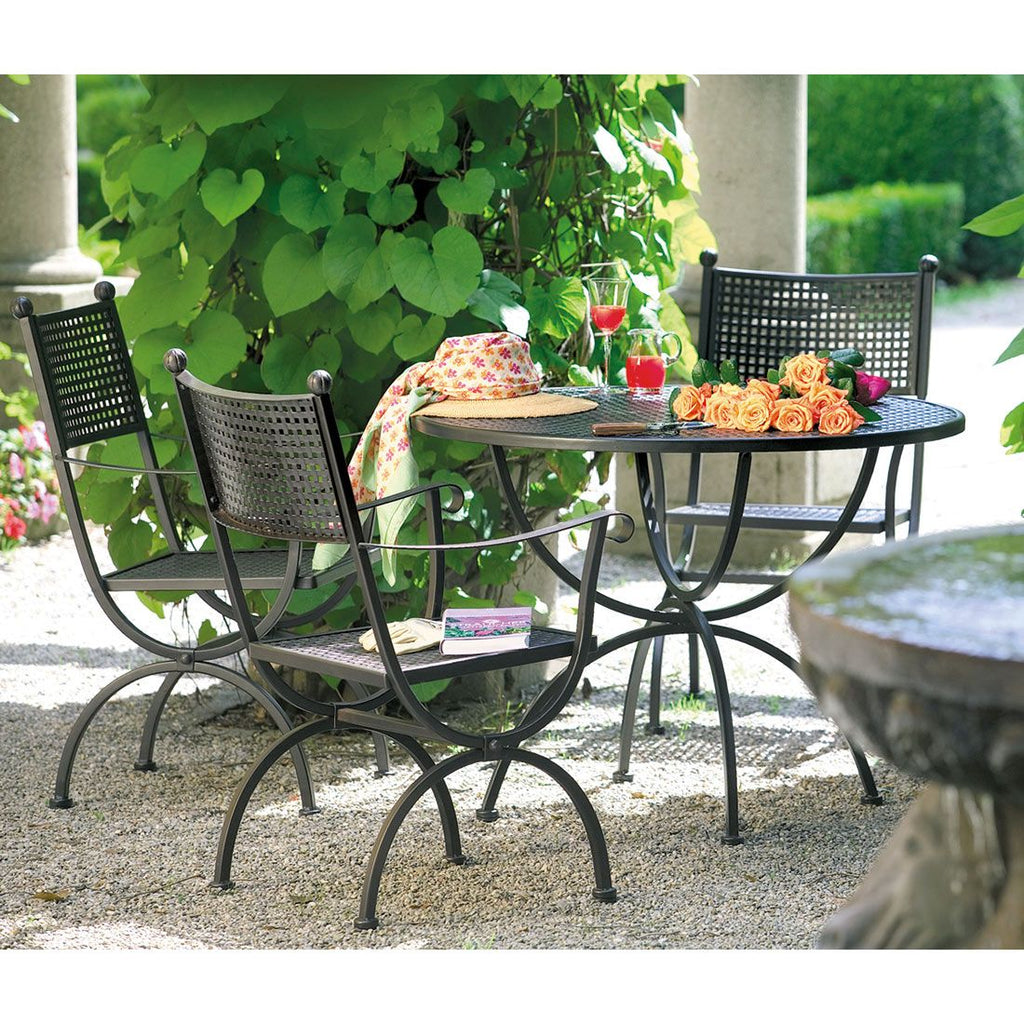 Nærbilde av bordplate på Hagemøbelsett Romeo Elegance 4 plasser