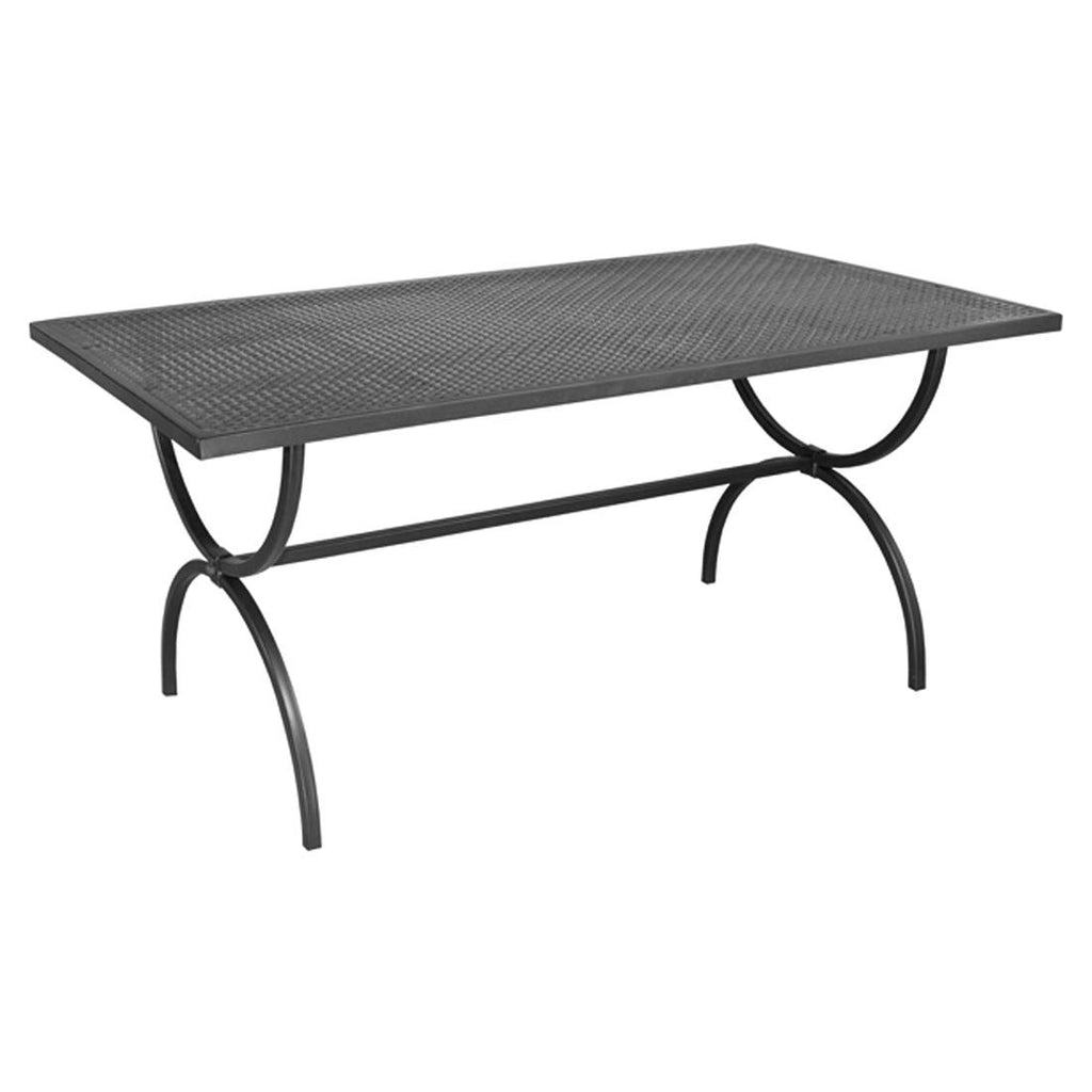 Nærbilde av sete på Hagemøbelsett Romeo L 7 plasser, jern 125x75 cm