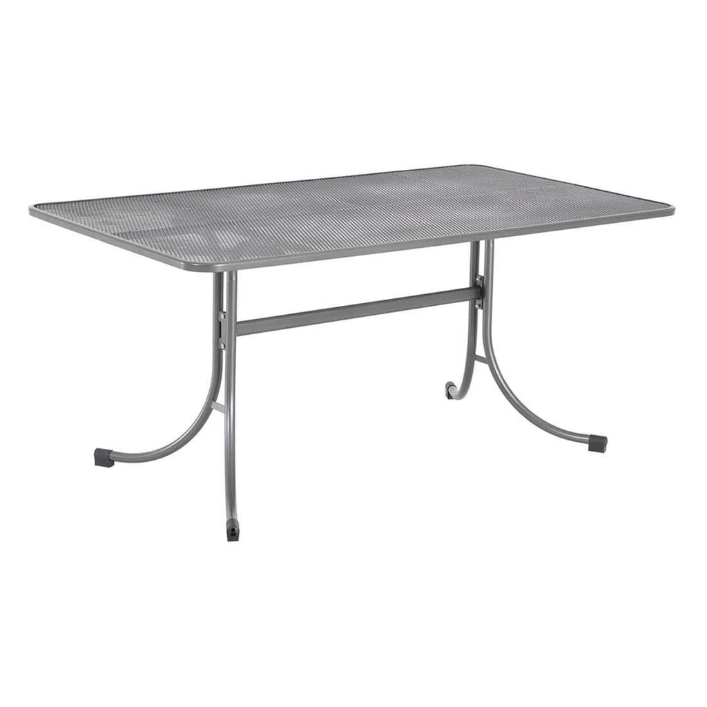 Hagemøbelsett Savoy 4 plasser metall bord bakside