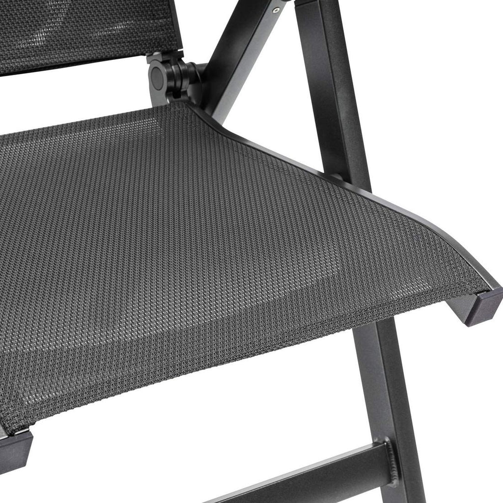 Hagemøbelsett Sleek 4 plasser, klappbart aluminium 160x95 cm - Kettler