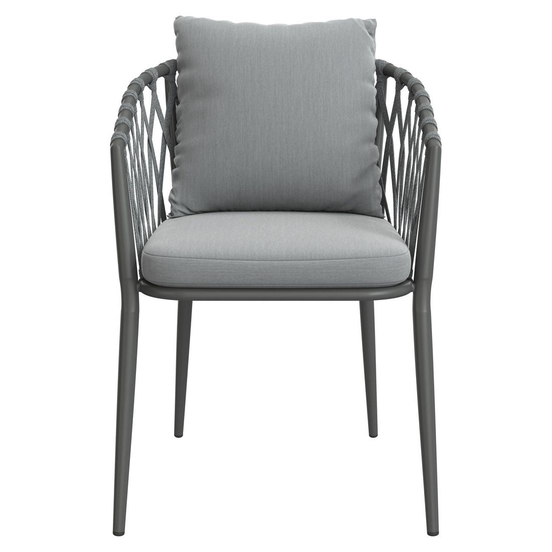 Hagemøbelsett Sunrepo 10 plasser, aluminium/tau 200-320 cm - LC Garden