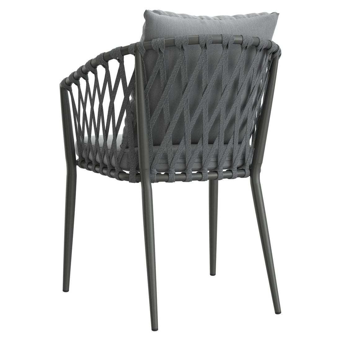 Hagemøbelsett Sunrepo 10 plasser, aluminium/tau 200-320 cm - LC Garden