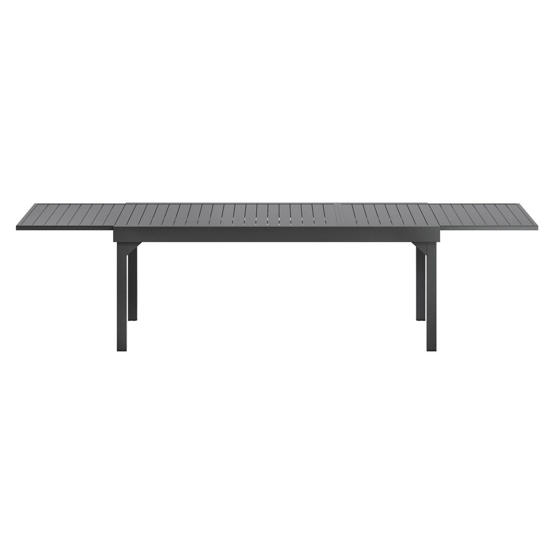 Hagemøbelsett Sunrepo 10 plasser, aluminium/tau 200-320 cm - LC Garden