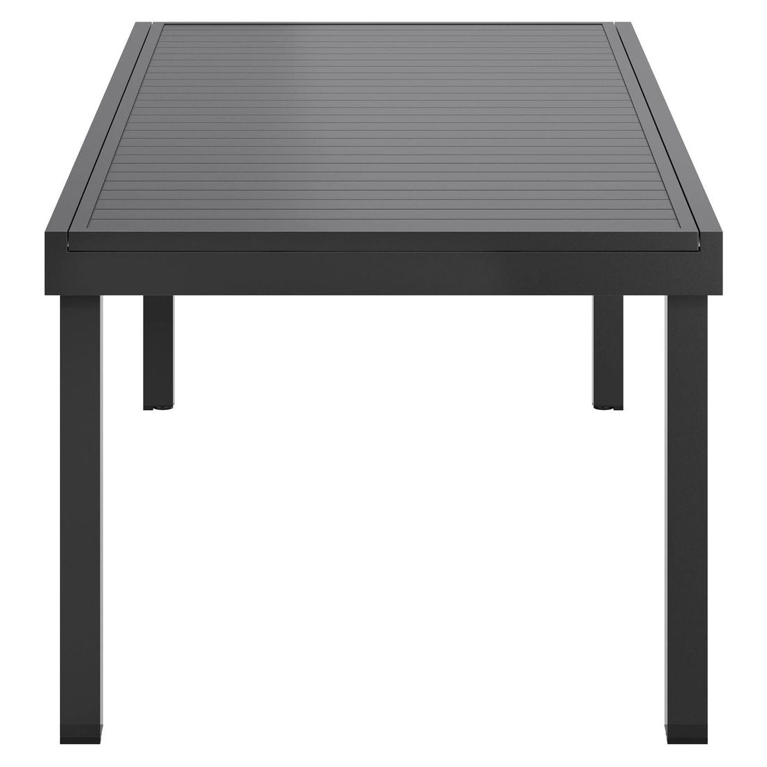 Hagemøbelsett Sunrepo 10 plasser, aluminium/tau 200-320 cm - LC Garden