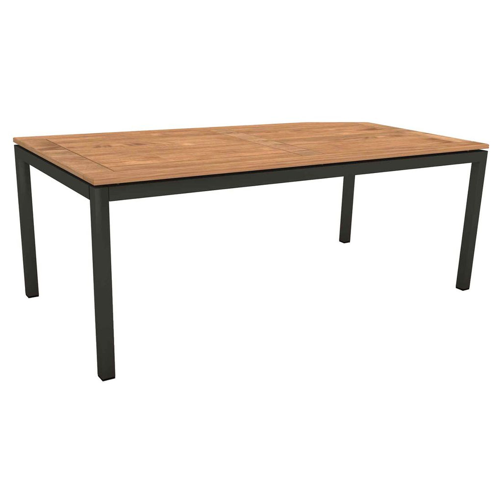 Hagemøbelsett Tilo 6 plasser aluminium teak montering