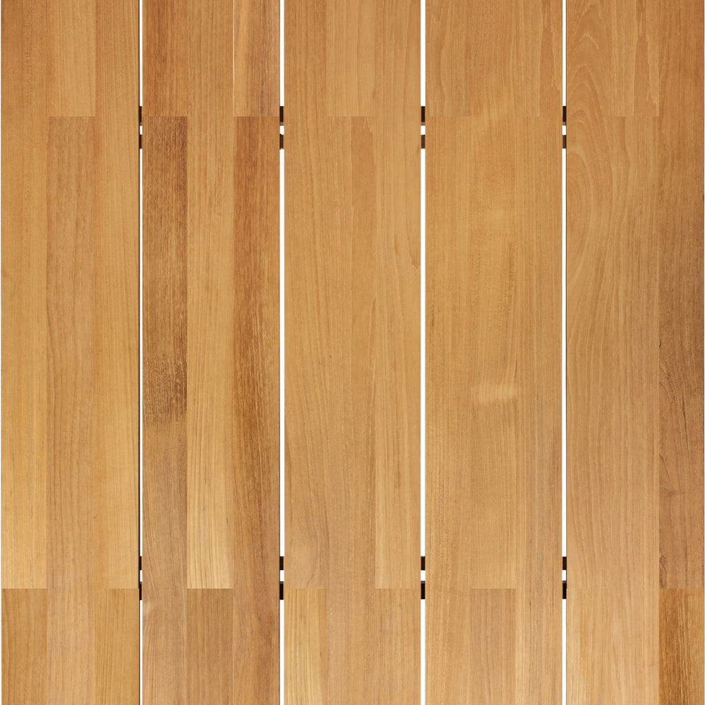 Hagemøbelsett Tilo 6 plasser, aluminium/teak 200x100 cm - Stern