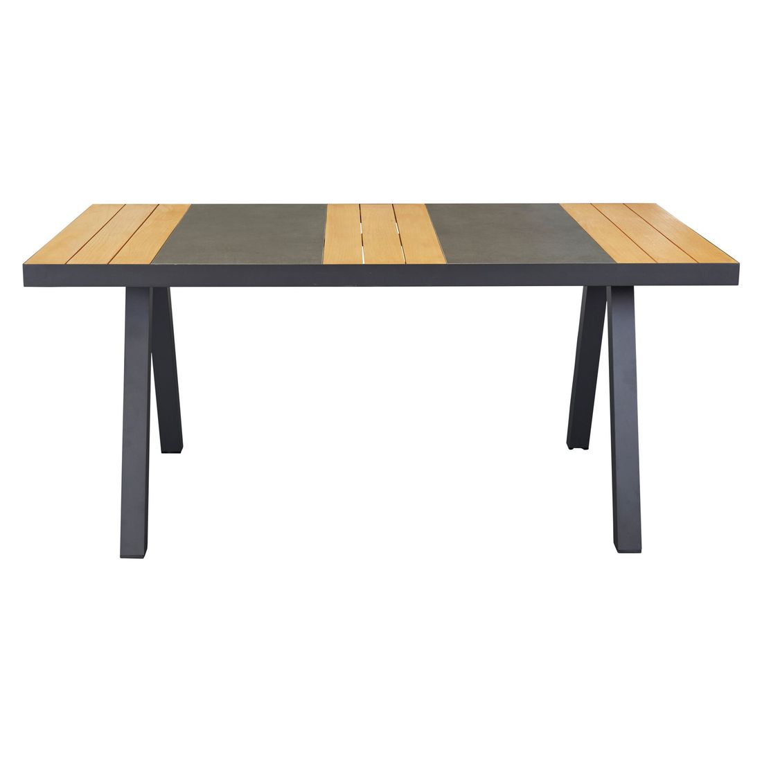 Hagemøbelsett Unicamo stabelbart 4 plasser 167x90,5 cm - LC Garden