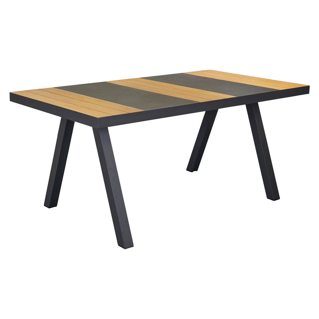 Hagemøbelsett Unicamo stabelbart 4 plasser 167x90,5 cm - LC Garden