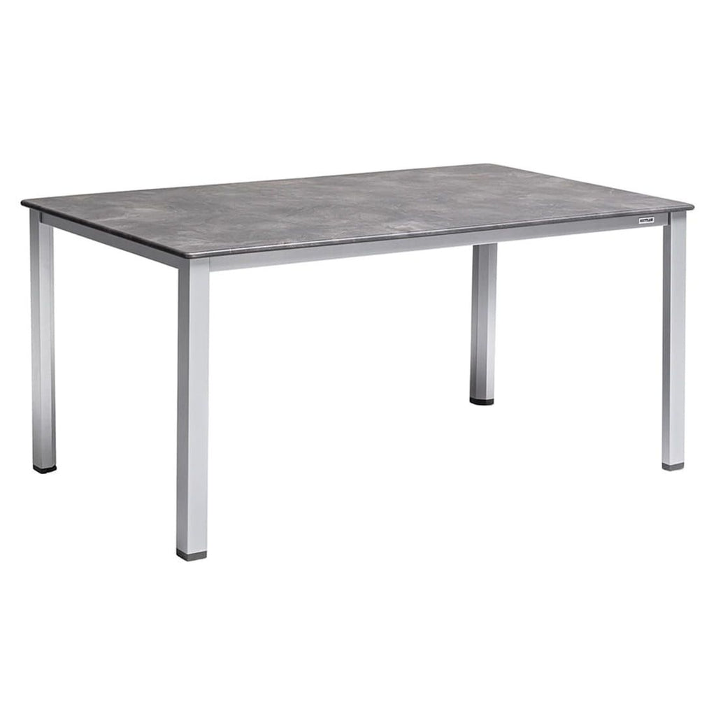 Oversiktsbilde av Hagemøbelsett Wave 4 plasser aluminium 160x95 cm
