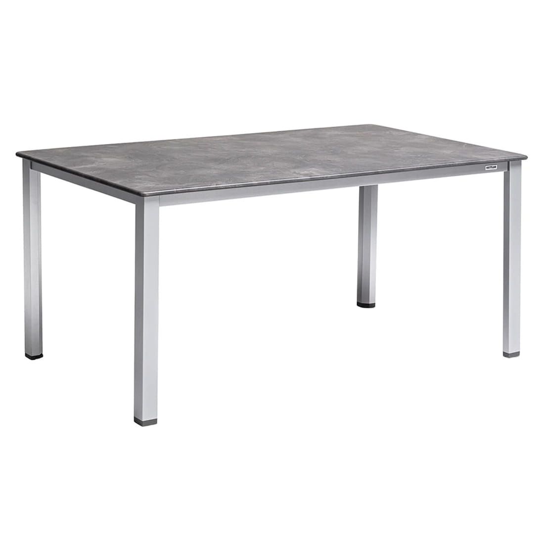 Oversiktsbilde av Hagemøbelsett Wave 4 plasser aluminium 160x95 cm