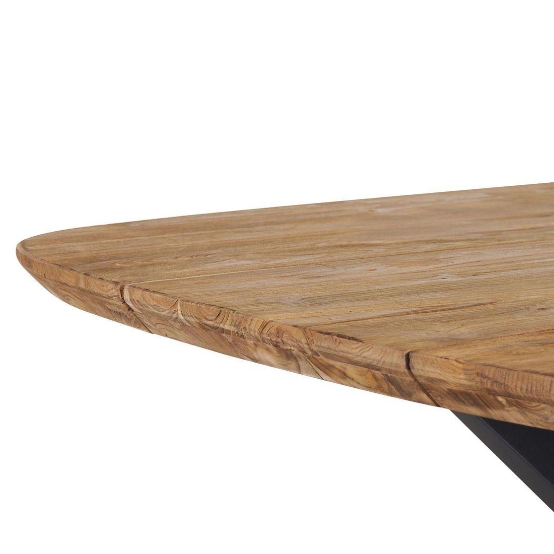 Hagemøbelsett Zui 7 plasser aluminium og teak 220x100cm - OUTLIV.