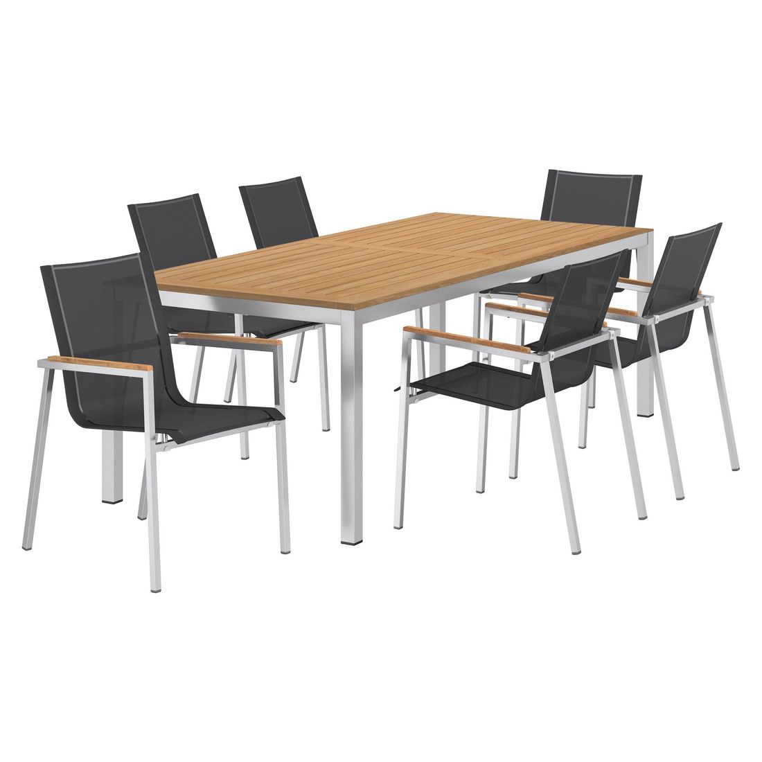 Hagemøbelsett Rimini 6 plasser bakside