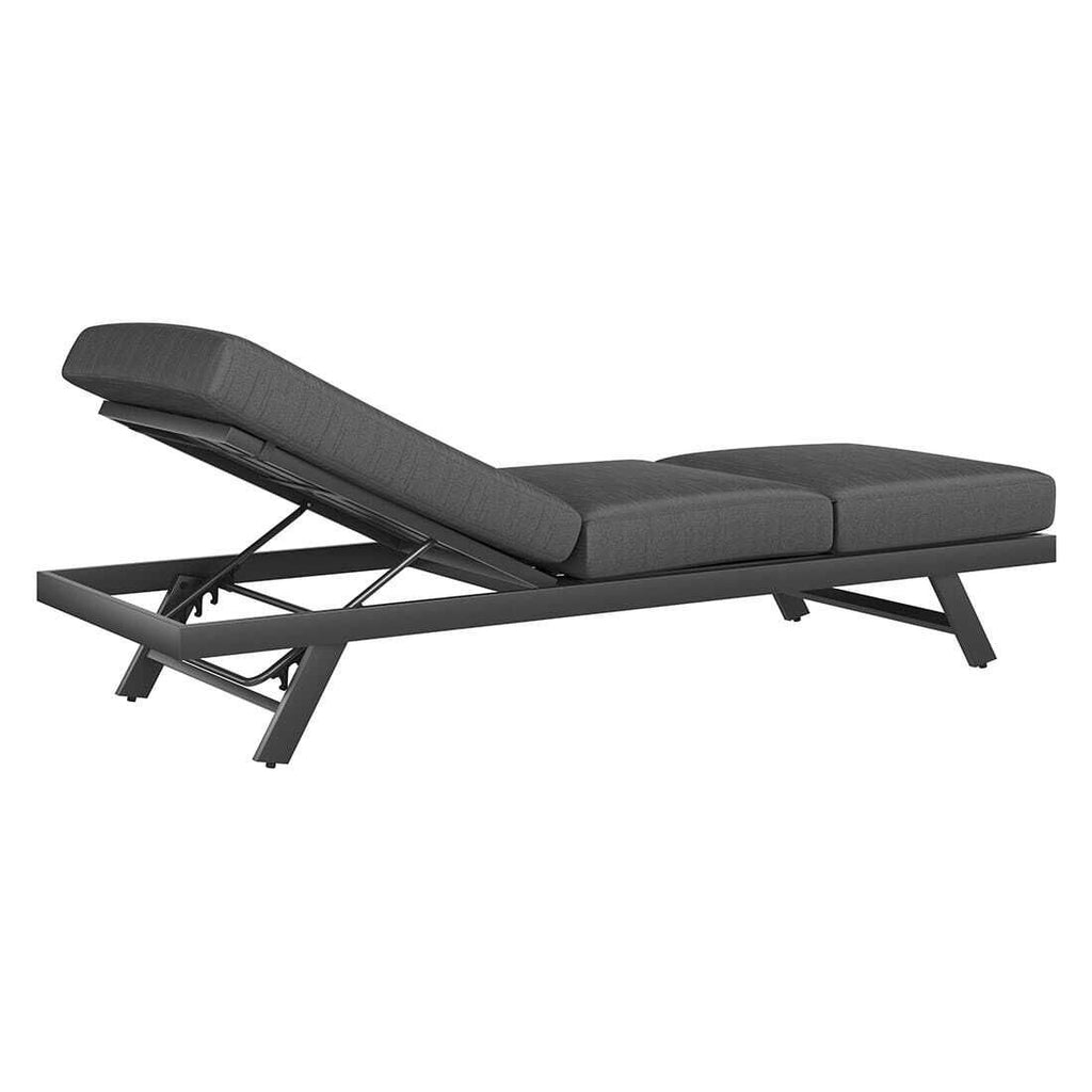 Hagesofa Atlanta aluminium olefin 210x73 cm i moderne uterom