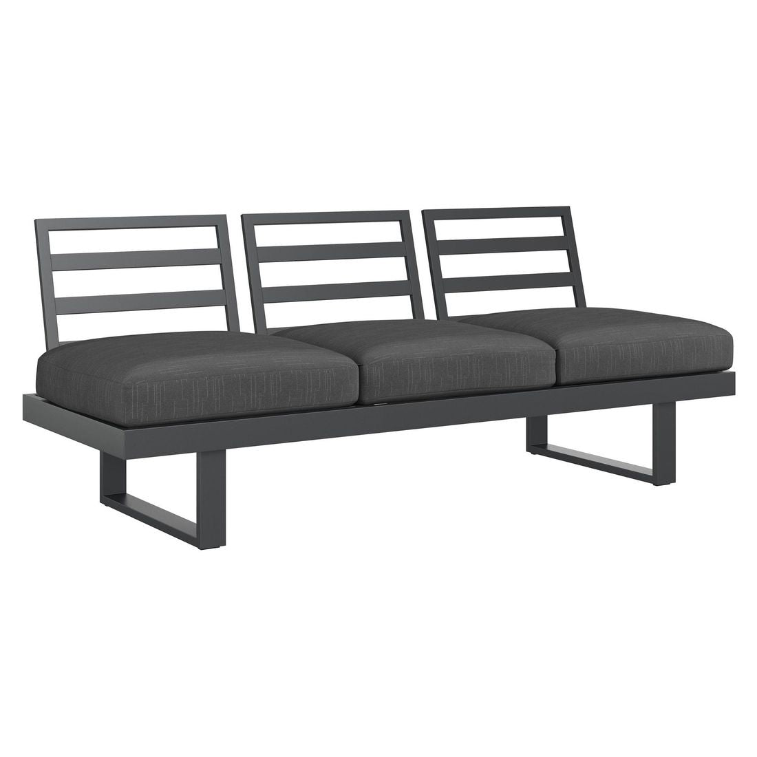 Hagesofa Atlanta justerbar aluminium/olefin 210 cm - OUTLIV.