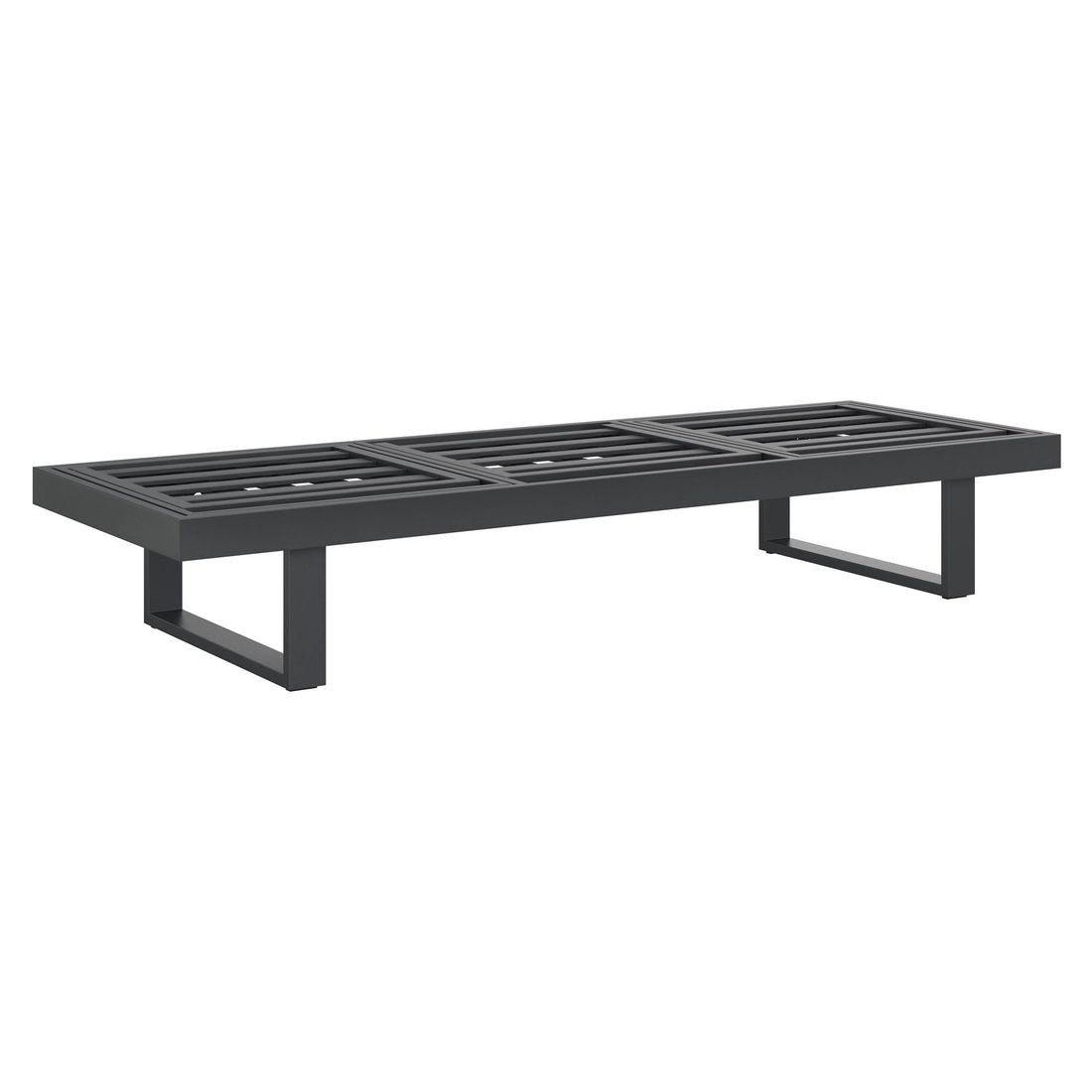 Hagesofa Atlanta justerbar aluminium/olefin 210 cm - OUTLIV.