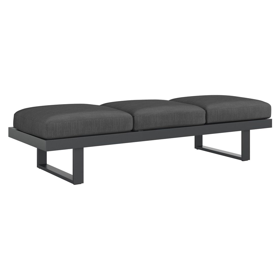 Hagesofa Atlanta justerbar aluminium/olefin 210 cm - OUTLIV.