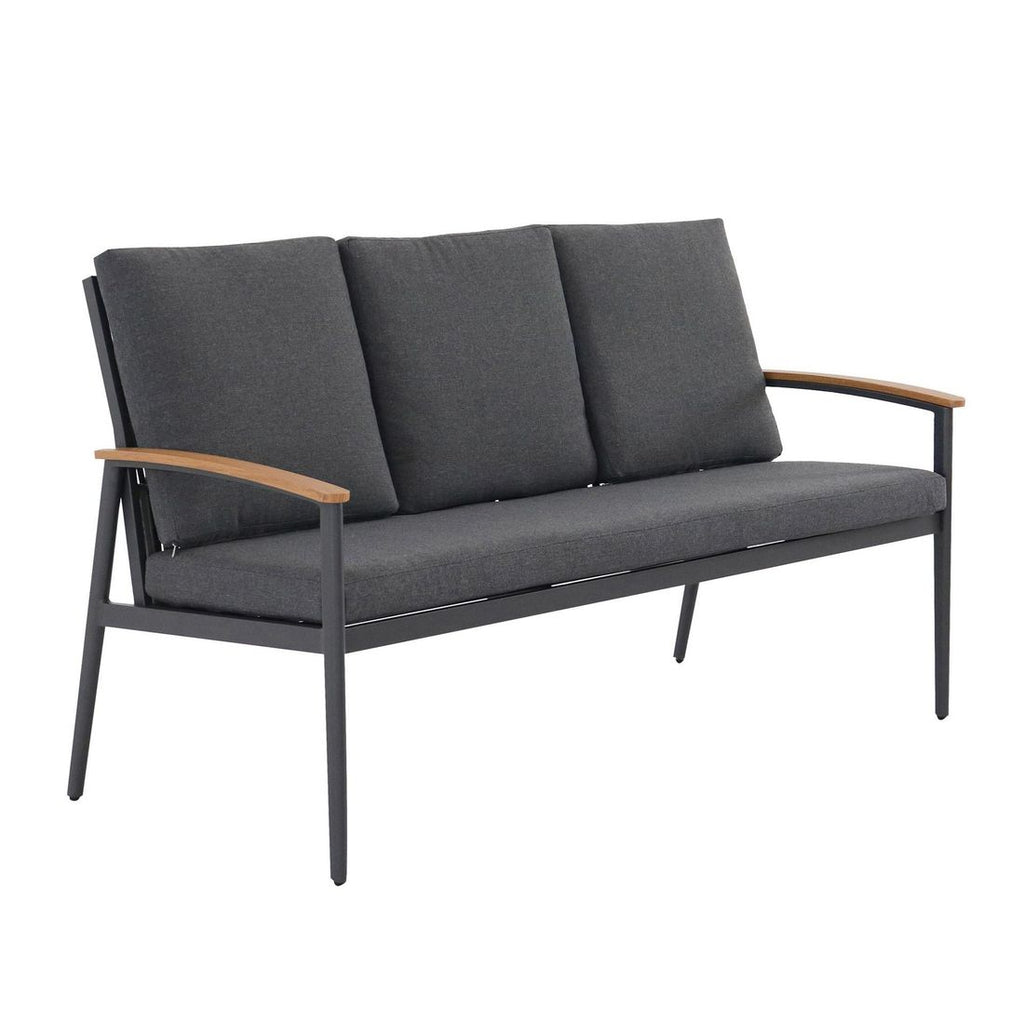 Hagesofa Avento aluminium og tau 198 cm bakside LC Garden