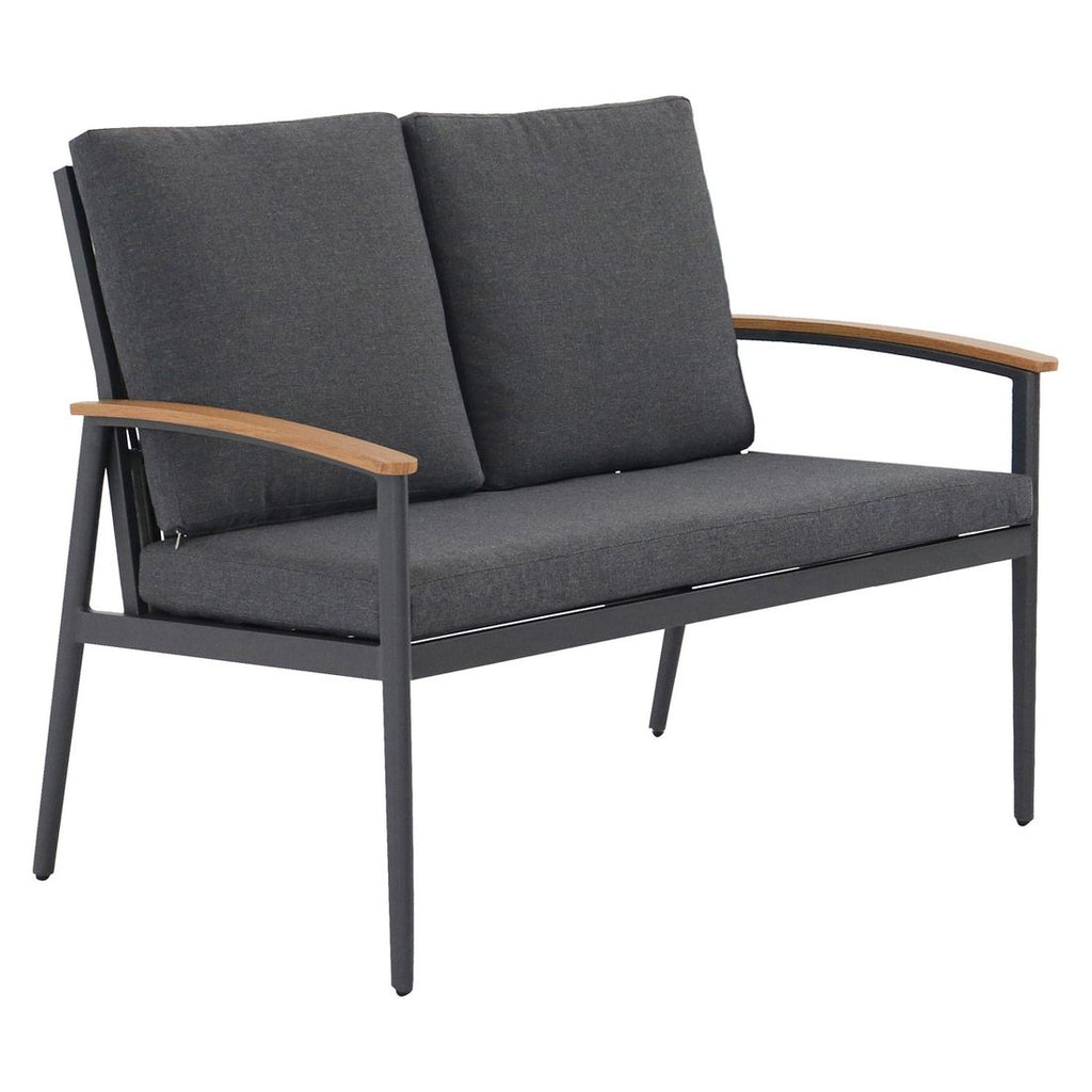 Hagesofa Avento aluminium tau 160 cm bakside