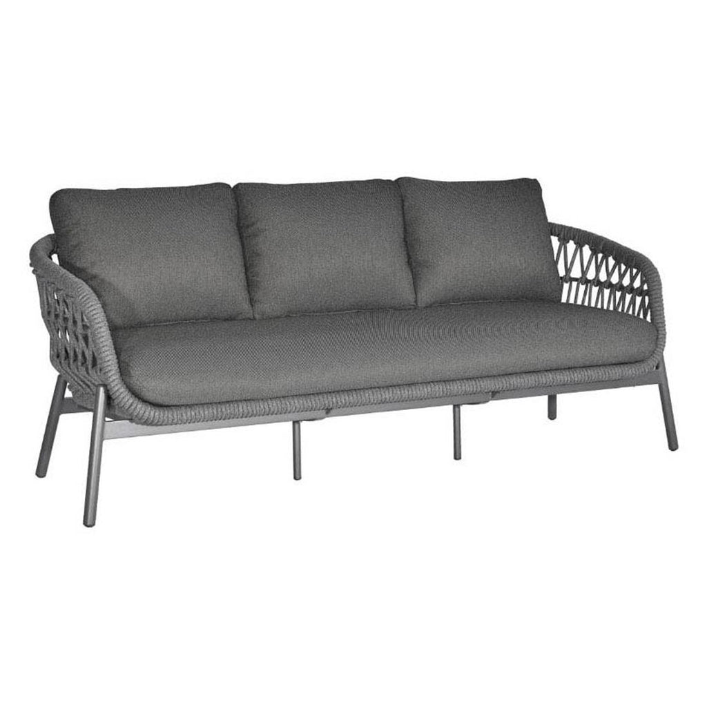 Hagesofa Bari aluminium tau 215 cm bakside