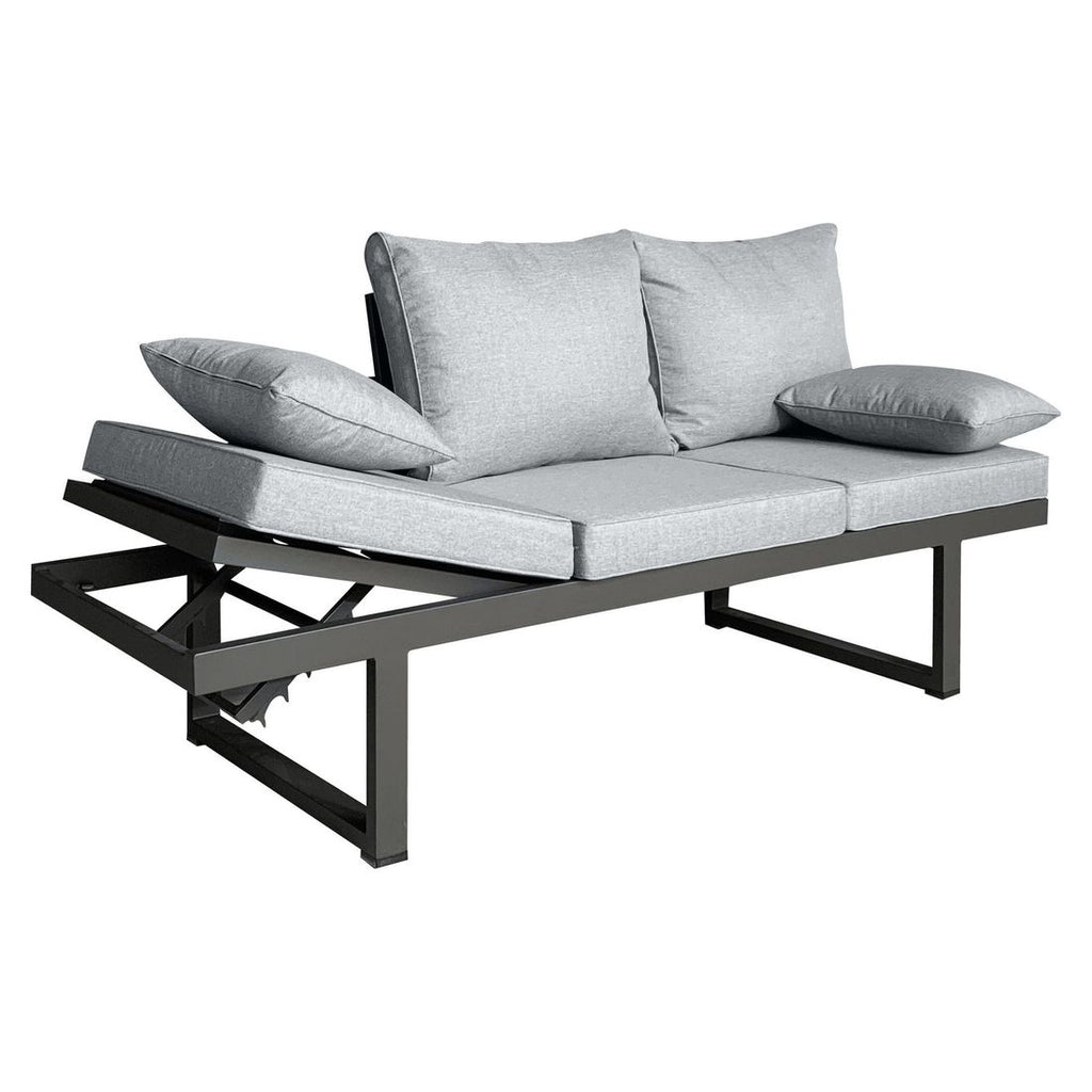 Hagesofa Bondino aluminium regulerbar rygg 202 cm - LC Garden bakside