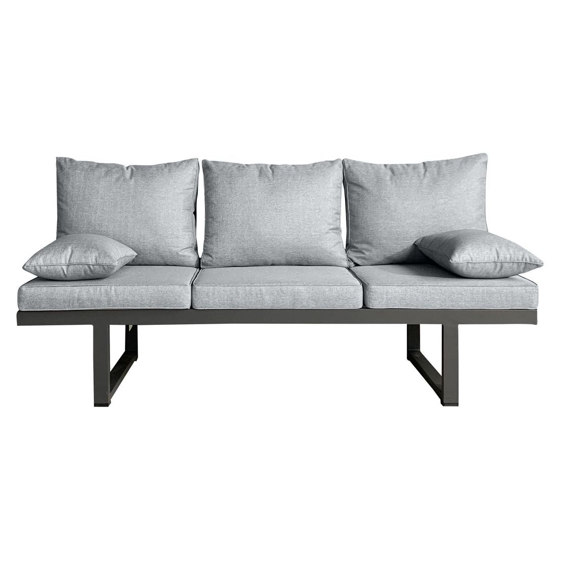 Nærbilde av kunstfiberstoff på Hagesofa Bondino aluminium regulerbar rygg 202 cm - LC Garden