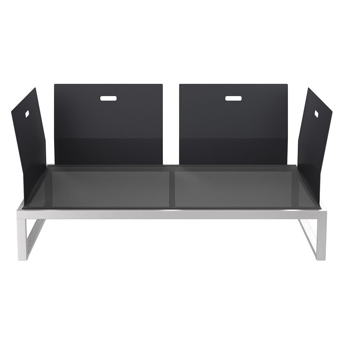 Hagesofa Capri rustfritt stål 142 cm - OUTLIV.