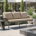 Hagesofa Como aluminium tau olefin 200 cm forfra
