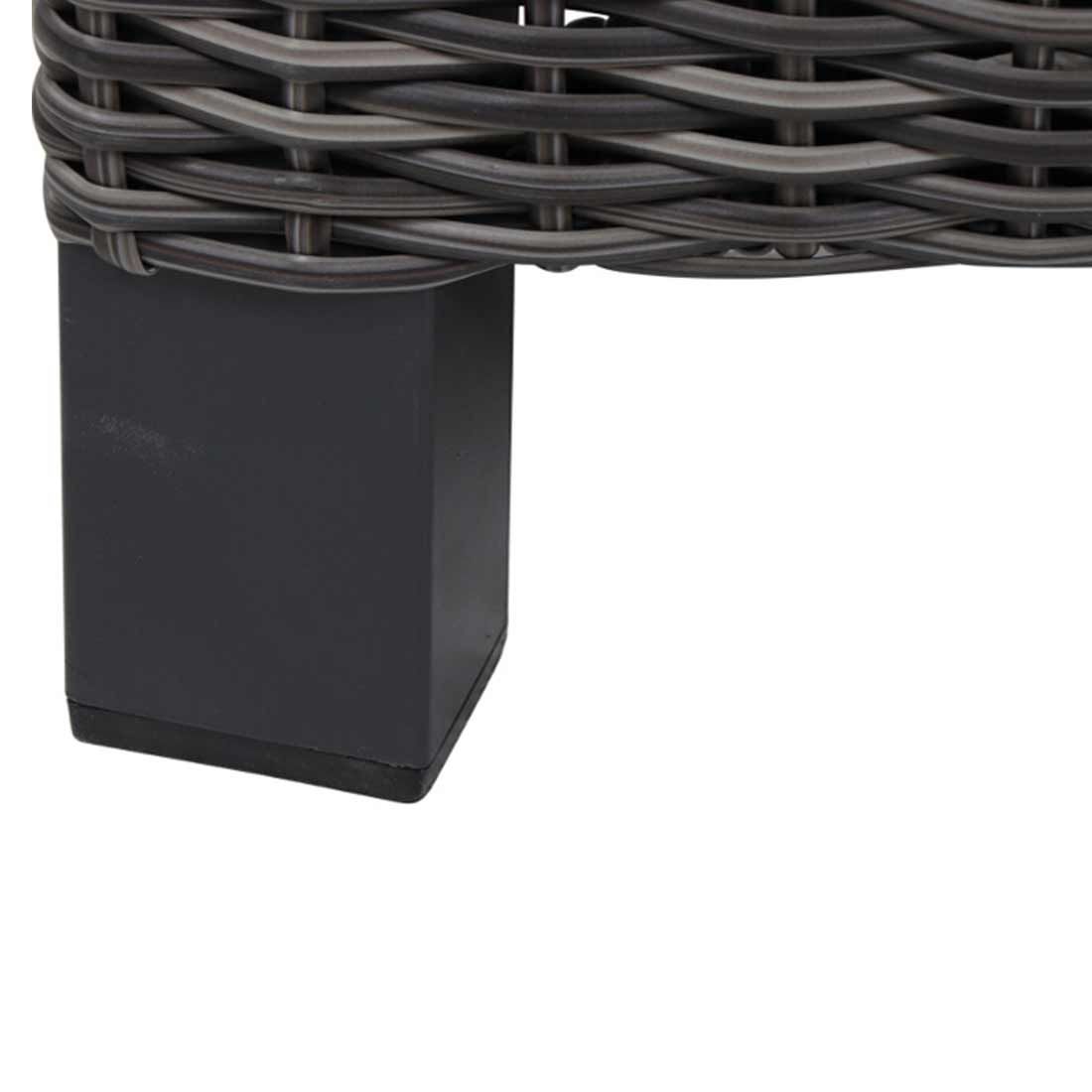 Hagesofa Corido regulerbar flettverk aluminium 146 cm med puter