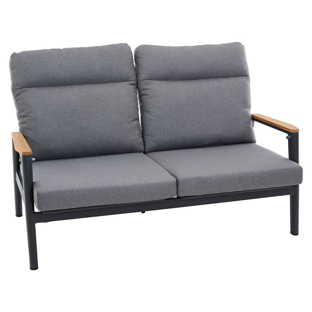 Hagesofa Cortina aluminium tau 150 cm bakside