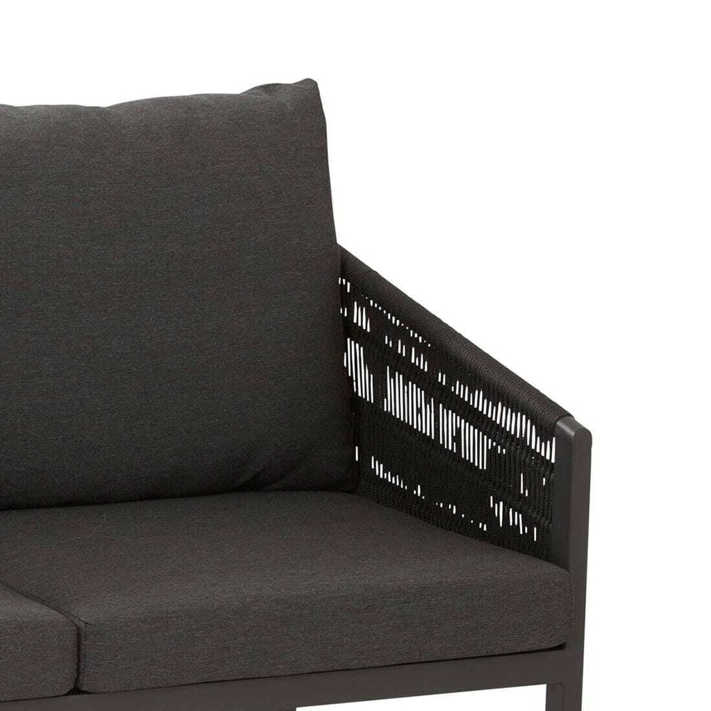 Detalj av Hagesofa Cruz Cosy aluminium tau olefin 183 cm