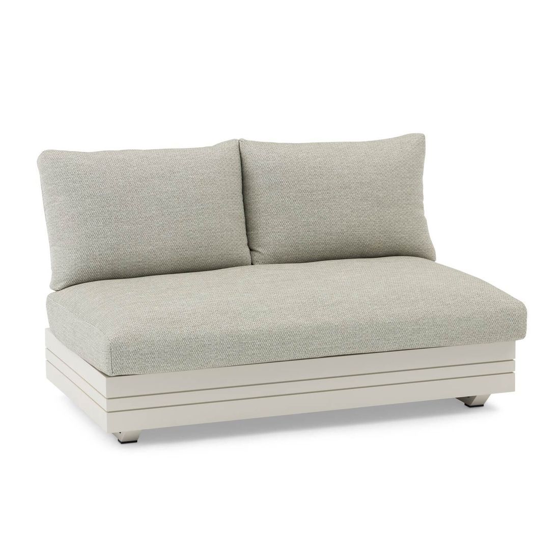 Hagesofa Cubo Neo aluminium olefin 132 cm bakside