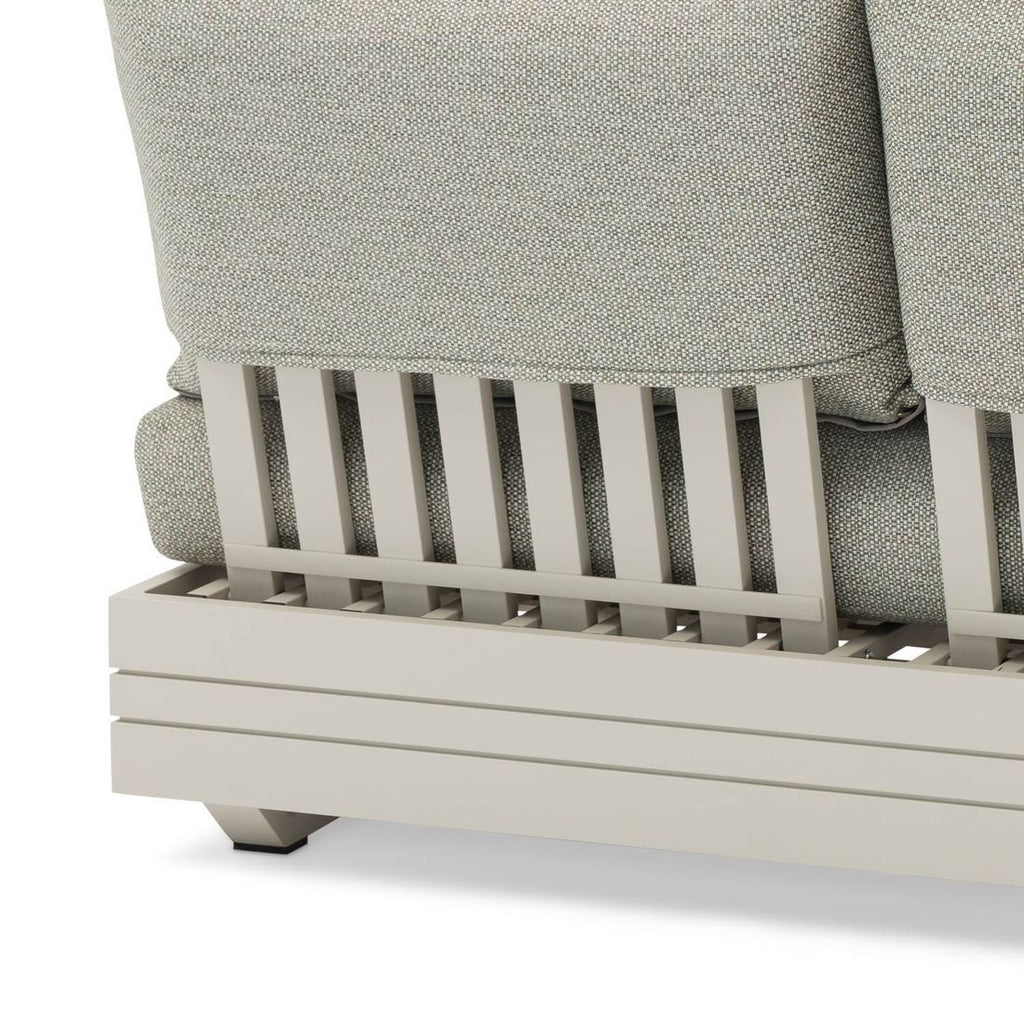 Hagesofa Cubo Neo aluminium olefin 132 cm sittepute