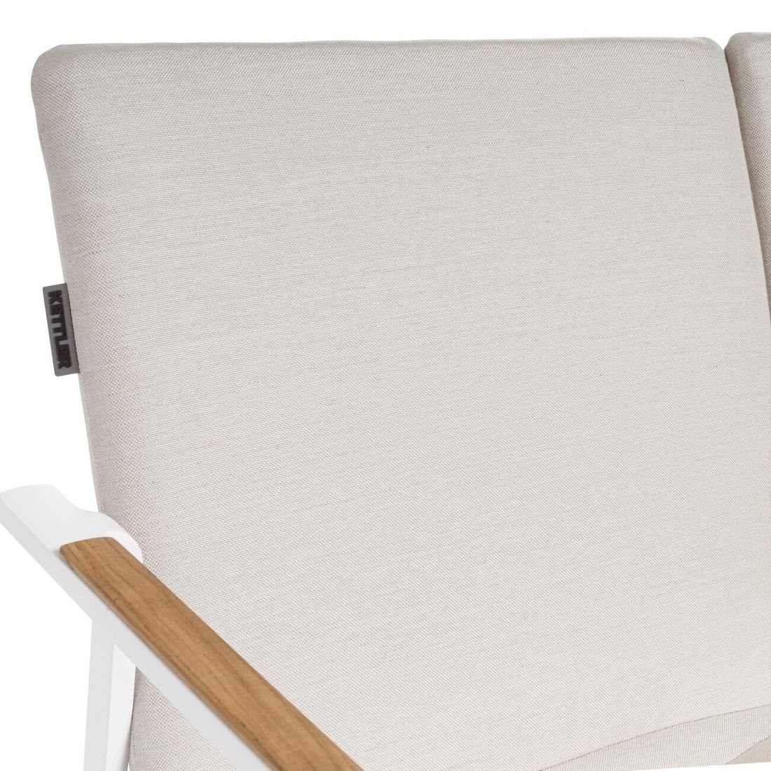 Hagesofa Diamond aluminium/Sunbrella 115 cm stablet
