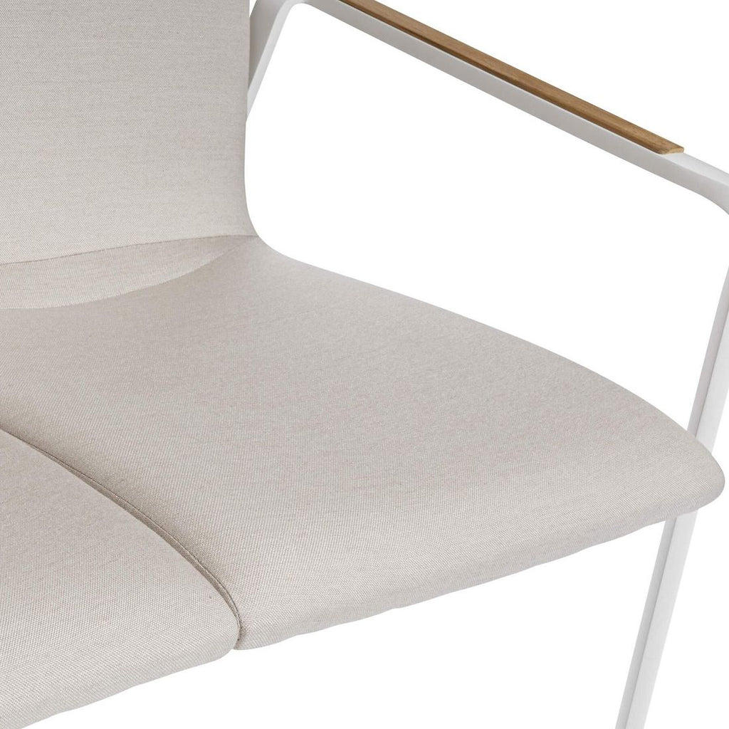 Oversikt av Hagesofa Diamond aluminium/Sunbrella 115 cm i uterom