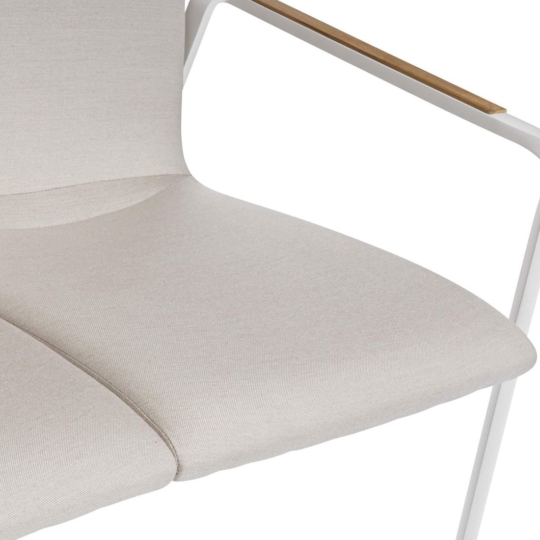 Oversikt av Hagesofa Diamond aluminium/Sunbrella 115 cm i uterom