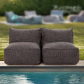 Hagesofa Dotty Cloud polypropylen 150 cm forfra