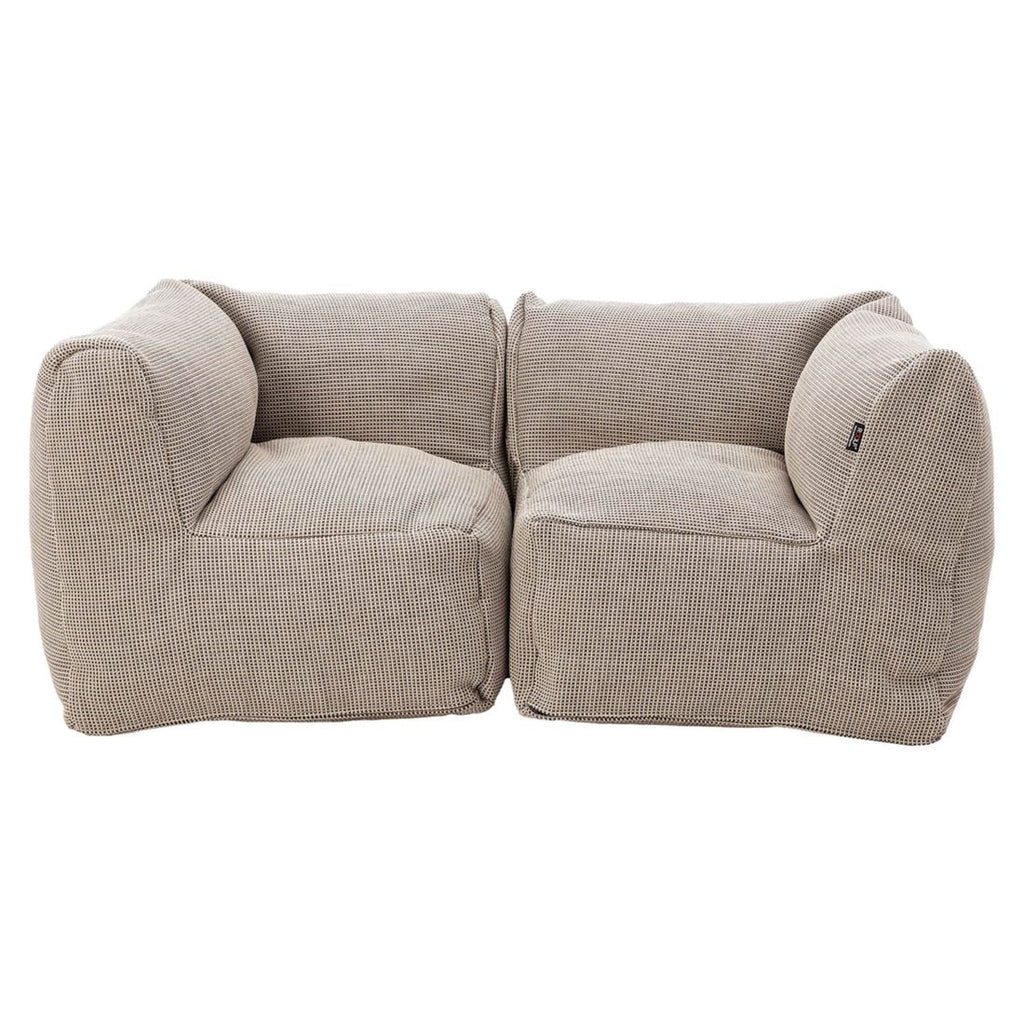Hagesofa Dotty Cloud polypropylen 150x75 cm beige bakside