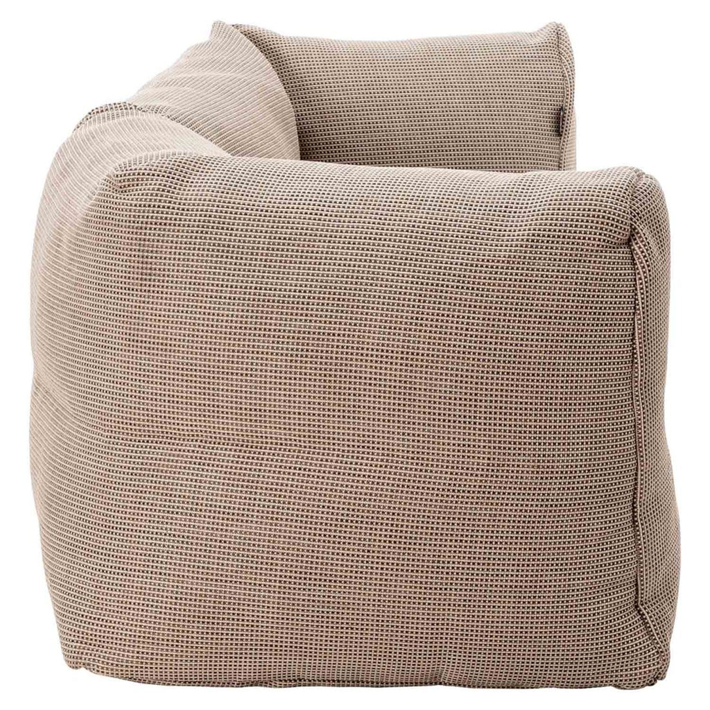 Nærbilde av sete på Hagesofa Dotty Cloud polypropylen 150x75 cm beige