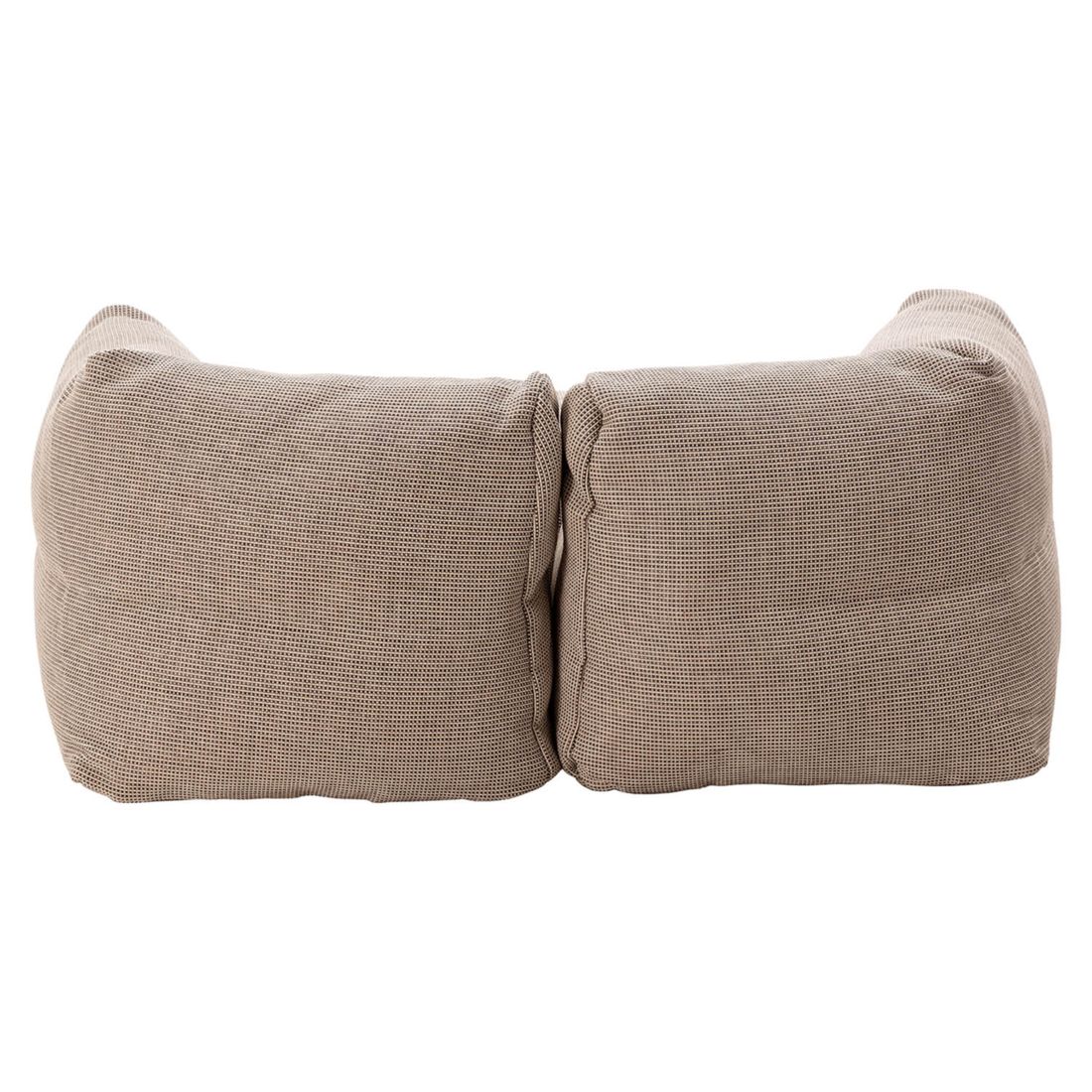 Hagesofa Dotty Cloud polypropylen 150x75 cm beige detalj av ryggstøtte